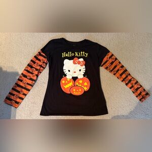Hello Kitty Black Cotton Shirt